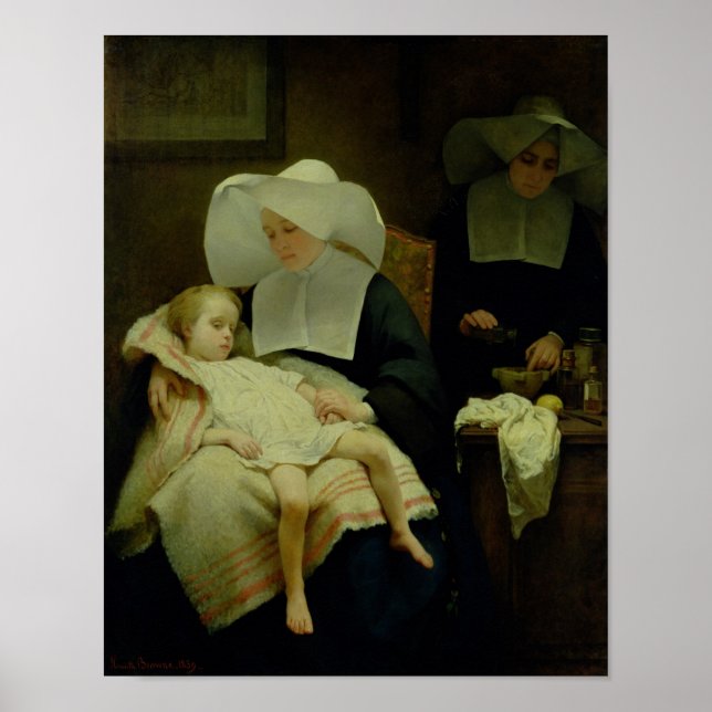 Poster Les Soeurs de la Miséricorde, 1859 (Devant)