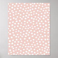 Les Spots Blush Pink et White