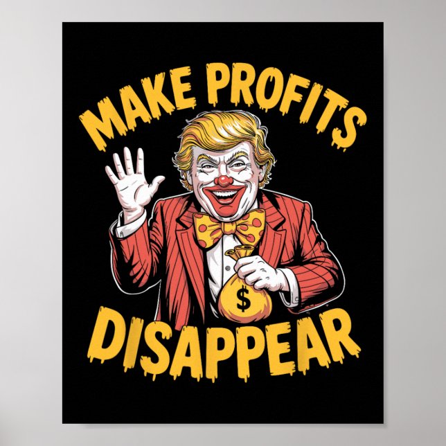 Poster Les tarifs douaniers de Trump récession mème font  (Devant)