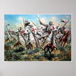 Poster Les Templiers à l'attaque