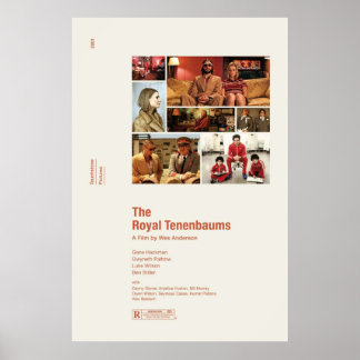 Poster Les tenenbaumes royaux