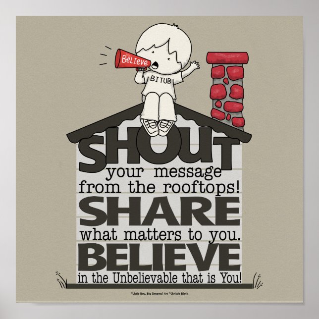 Poster Les toits crient (Devant)