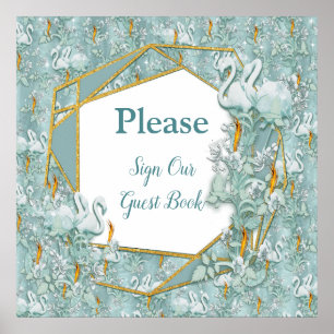 Poster Les tons pastel doux de Sage Green