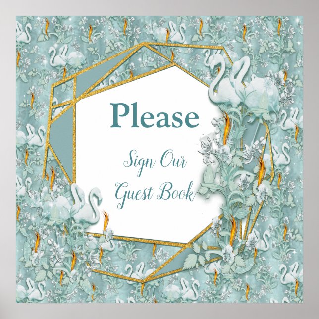 Poster Les tons pastel doux de Sage Green (Devant)