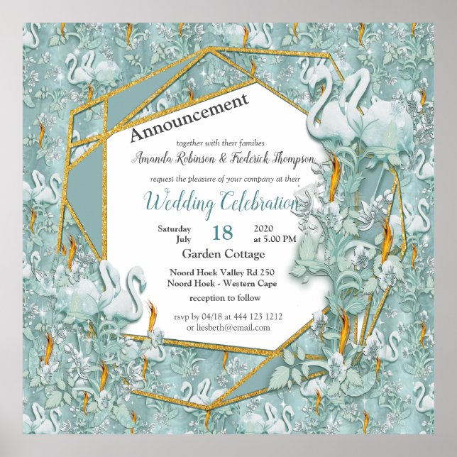 Poster Les tons pastel doux de Sage Green (Devant)