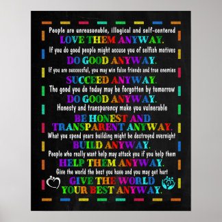 Poster Les Travailleurs Sociaux Donnent Au Monde Le Meill