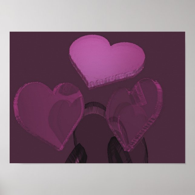 Poster Les Trois Coeurs (Devant)