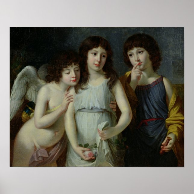 Poster Les trois enfants de Monsieur Langlois (Devant)