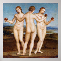 Les trois grâces de Raphael