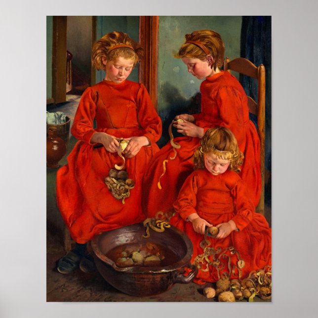 Poster Les trois soeurs de Leon Frederic (Devant)