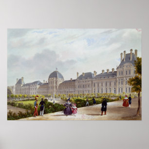 Poster Les Tuileries pendant la Restauration