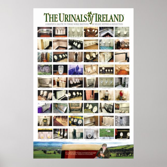 Poster Les Urinales d'Irlande (Devant)