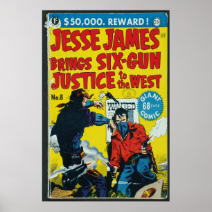 Poster Les USA comiques - Jesse James