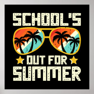 Poster Les Vacances Scolaires D'Été