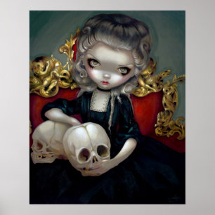 Poster Les Vampires: Les Crânes ART PRINT rococo vampire