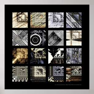 Poster Les variations de Sierpinski