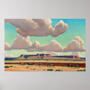 Poster Les vastes terres de Navajo par Maynard Dixon