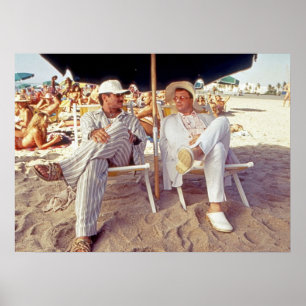 Poster Les Vibes De La Plage D'Oiseaux