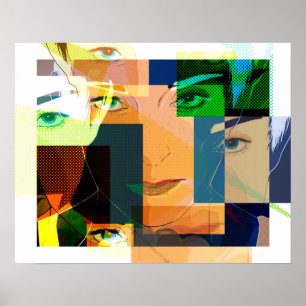 Poster Les visages du cubisme