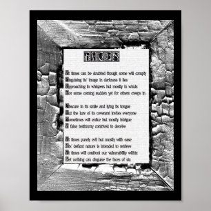 Poster Les visages du péché