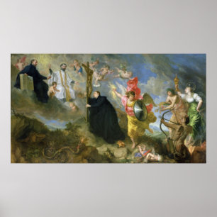 Poster Les voeux du saint Aloysius de Gonzaga