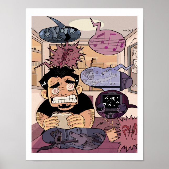 Poster Les Voisins Bruyants (Devant)