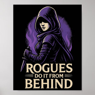 Poster Les Voyous Le Font Par Derrière Drôle Rpg Jeu De S