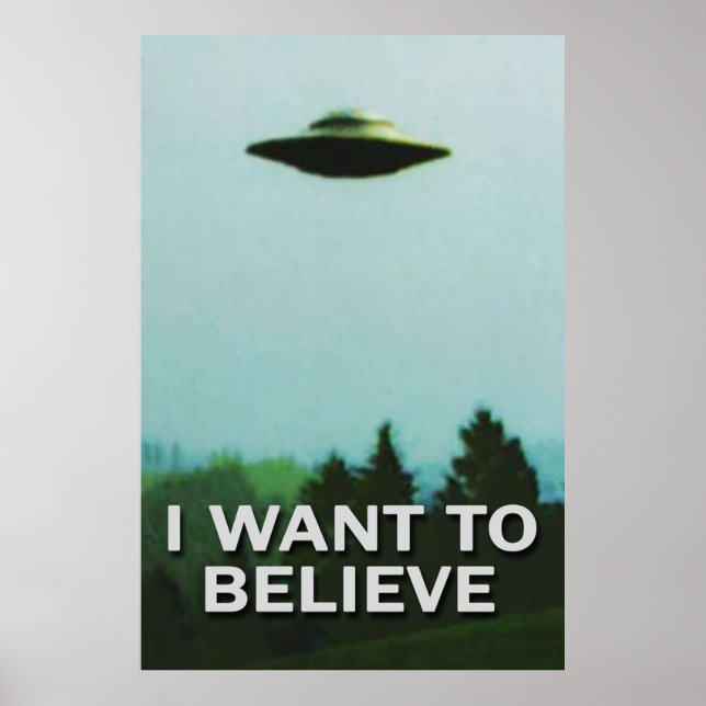 Poster Les XFiles que je veux croire original (Devant)