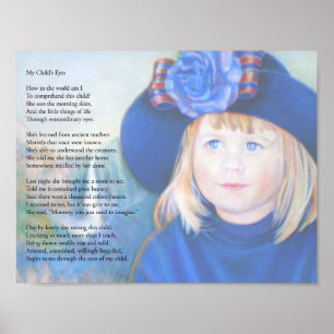 Poster Les yeux de mon enfant