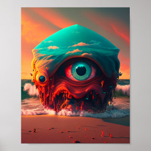 Poster Les yeux sanglants