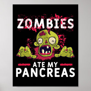 Poster Les zombies ont mangé mon pancréas drôle pancréas