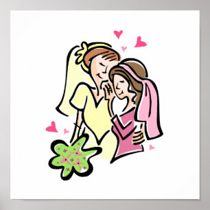 Poster Lesbiennes amoureuses
