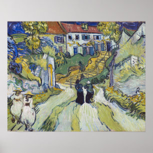 Poster L'escalier de Vincent van Gogh à Auvers 1890 Small