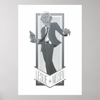 Poster Leslie Nielsen, Un Hommage