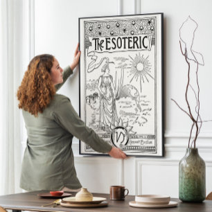 Poster L'ésotérique par Hiram Erastus Butler