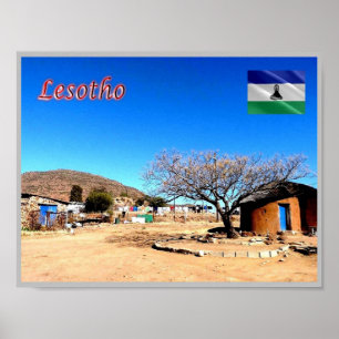 Poster Lesotho - Panorama -