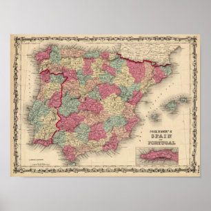 Poster L'Espagne et le Portugal 12