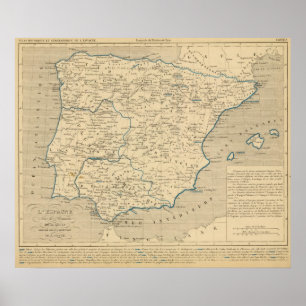 Poster L'Espagne sous les Romains 409 ans apres JC