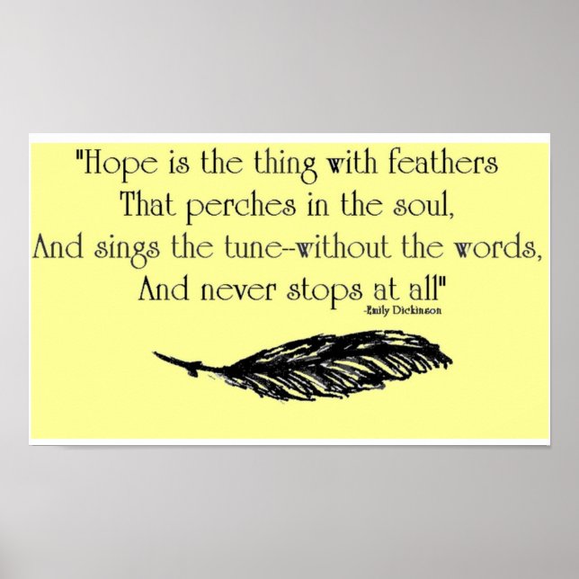 Poster l'espoir est... (Devant)