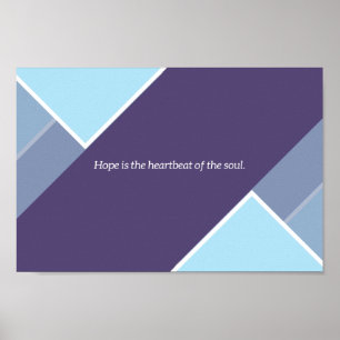 Poster L'espoir est le coeur de l'âme
