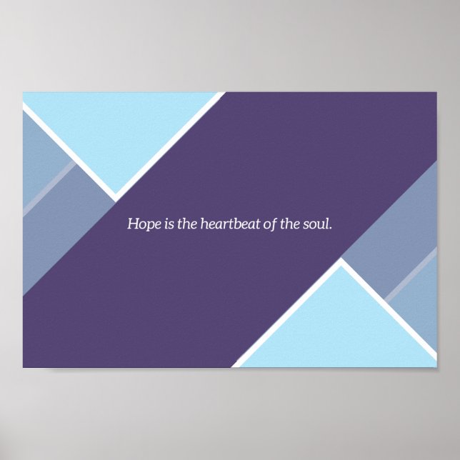 Poster L'espoir est le coeur de l'âme (Devant)