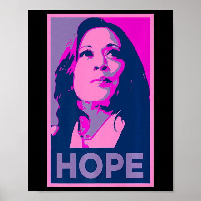 Poster L'Espoir Fait Son Retour Kamala Harris 47 Voter He (Devant)