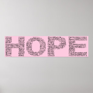 Poster L'Esprit de l'Espoir (Texte noir)