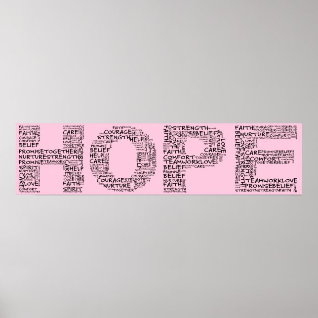 Poster L'Esprit de l'Espoir (Texte noir) (Devant)