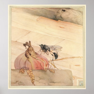 Poster L'ESPRIT PELOPAEUX - Illustration du livre d'insec