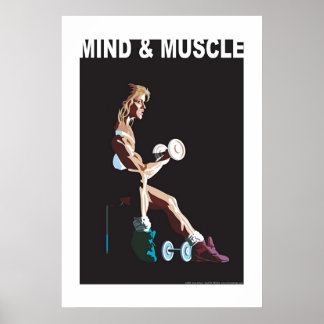 Poster L'esprit sur le muscle