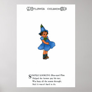 Poster Lessive aux yeux bleus