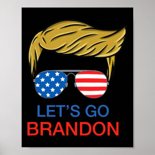 Poster Let#39 ; s Go Brandon Chant Funny Biden Politique 