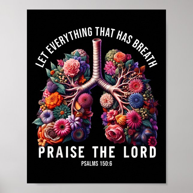 Poster Let Everything That Has Breath Praise The Lord Tee (Devant)