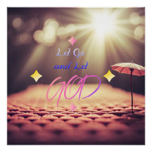Let Go and Let God Inspiration Citer Christian Art